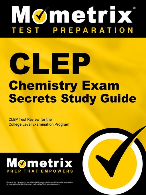 Cover image for CLEP Chemistry Exam Secrets Study Guide